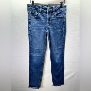 American Eagle Next Level Stretch Skinny Jeans Womens 4 Short Blue Denim 2212